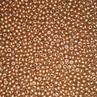 Χάντρες rocailles seed beads 8/0 χάλκινες.