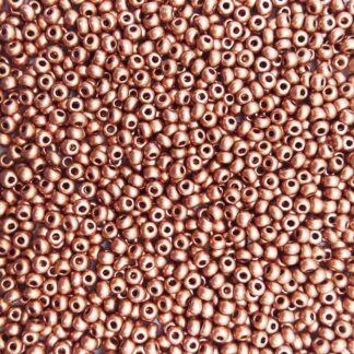 Χάντρες rocailles seed beads 8/0 χάλκινες σκούρο.