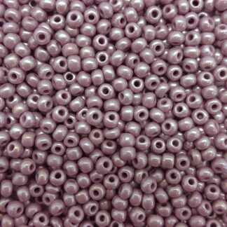 Χάντρες rocailles seed beads 8/0 γκρί -μωβ.