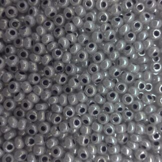 Χάντρες rocailles seed beads 8/0 γκρί.