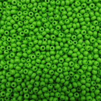 Χάντρες rocailles seed beads 8/0 πράσινες (λαχανί).