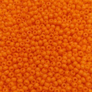 Χάντρες rocailles seed beads 8/0 πορτοκαλί.