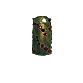 Δαχτυλίδι ανοιγόμενο με στρας σε κόκκίνο χρώμα