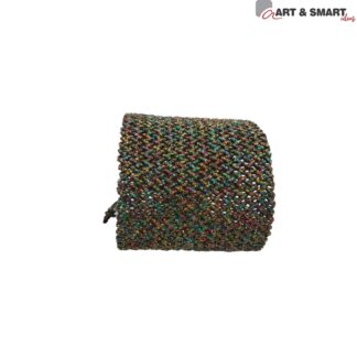 Βραχιόλι Μακραμέ Με Μεταλλιζέ Νήμα