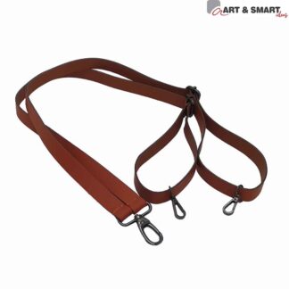 Κεραμιδί Δερμάτινο Λουρί Πλάτης