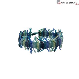 Βραχιόλι Μακραμέ Πολύχρωμη Κουρελού