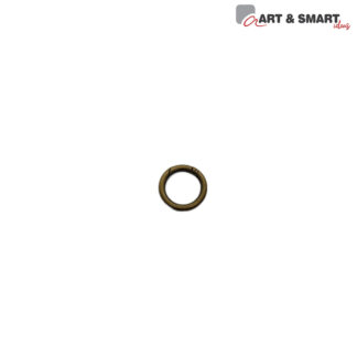 Μεταλλικός κρίκος γάντζος μπρονζέ αντικέ