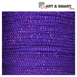 Νήμα από πολυπροπυλένιο μοβ και μεταλλόνημα μοβ