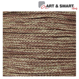 Νήμα από πολυπροπυλένιο καφέ ανοιχτό και μπεζ σκούρο